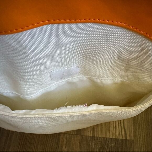 Air Jordan Nike Backpack White Orange & Yellow Size 13 x 11 x 4 - Picture 8 of 16